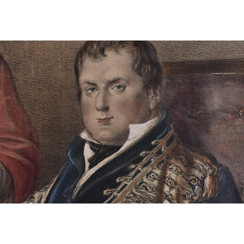 253 - THREE ENGRAVINGS. Largest 60cm x 50 cm. (3)