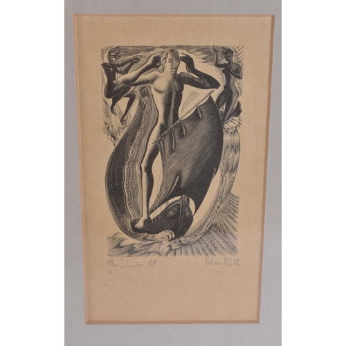 253 - THREE ENGRAVINGS. Largest 60cm x 50 cm. (3)