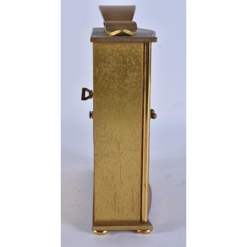 262 - A RETRO IMHOF CLOCK. 19 cm x 14 cm.