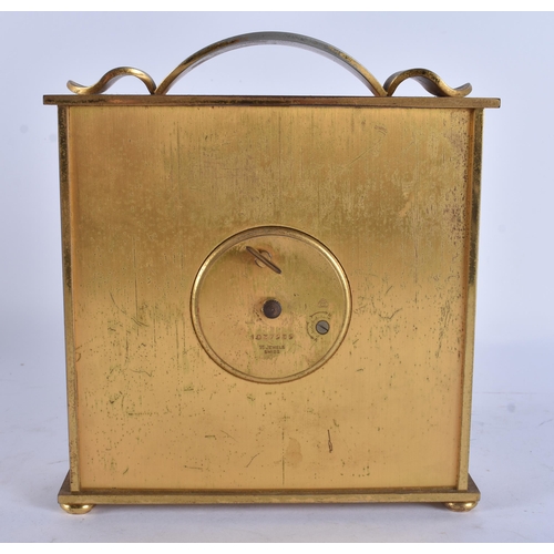 262 - A RETRO IMHOF CLOCK. 19 cm x 14 cm.