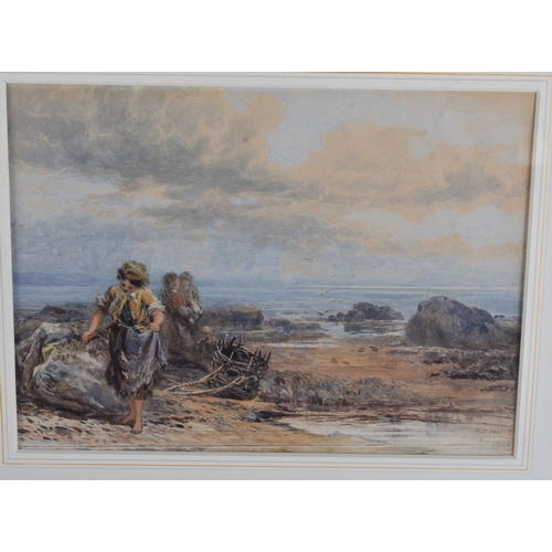 275 - Robert Thorne Waite (1842-1935) Watercolour, Coastal scene. 44 cm x 38 cm.