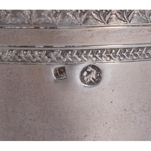293 - A CONTINENTAL SILVER GOBLET. 232 grams. 14.5 cm high.