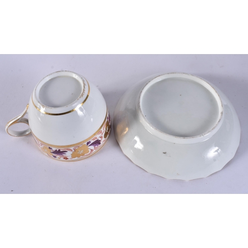 160 - SEVEN EARLY 19TH CENTURY CHAMBERLAINS WORCESTER CUPS AND SAUCERS. (14)