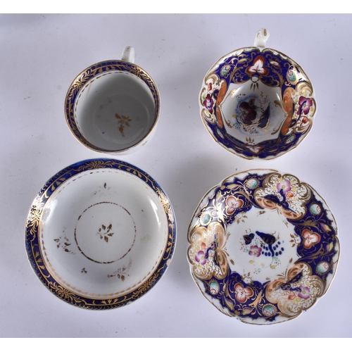 178 - SIX 19TH CENTURY WORCESTER CUPS AND SAUCERS. (12)
