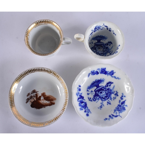 178 - SIX 19TH CENTURY WORCESTER CUPS AND SAUCERS. (12)