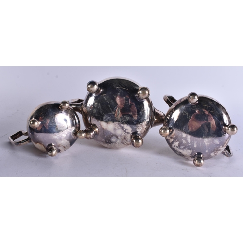 26 - A CASED VICTORIAN SILVER PLATED TRAVELLING TEASET. Box 24 cm x 20 cm. (3)