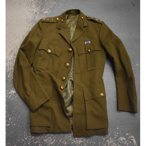 35 - Two War Time Kings Crown K.S.L.I Uniforms w/ One Peaked Cap. (qty)