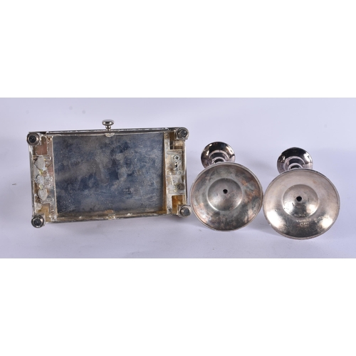 38 - A COLLECTION OF SILVER PLATE. (qty)