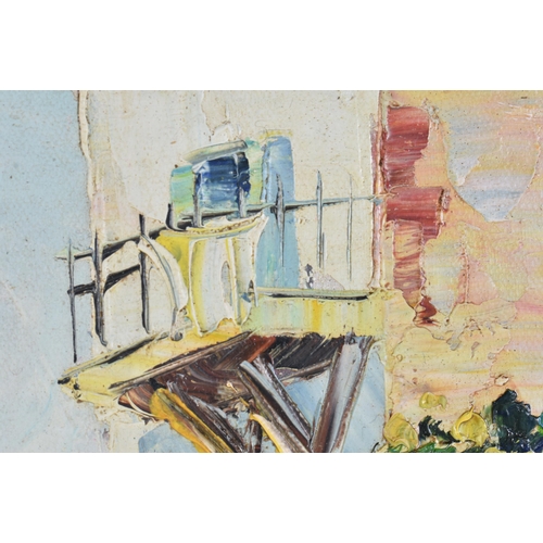 100B - Attributed to Cecil Rochfort D'Oyly-John (20th Century) Oil on board, Coastal scene. 64 cm x 52 cm.