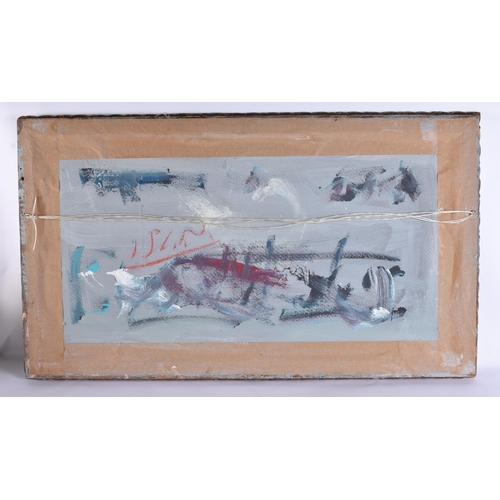 100C - Attributed to Nicolas De Stadt (20th Century) Oil on board, Abstract still life. 92 cm x 54 cm, actu... 