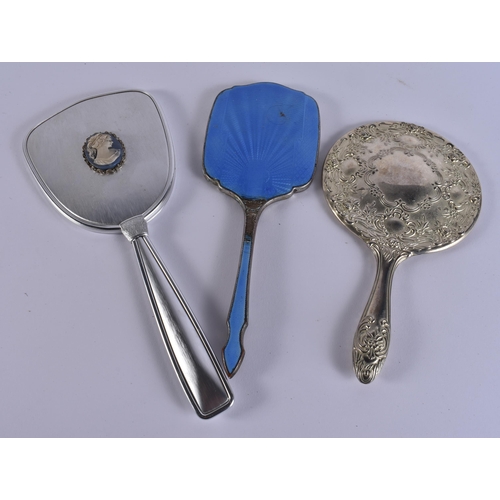 10 - A LARGE COLLECTION OF VANITY MIRRORS. (qty)