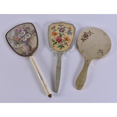 10 - A LARGE COLLECTION OF VANITY MIRRORS. (qty)