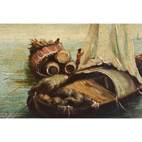 113 - Italian School (19th Century) Grand Tour, 4 x Oil on boards, ebonised frames. 30 cm x 22 cm. (4)