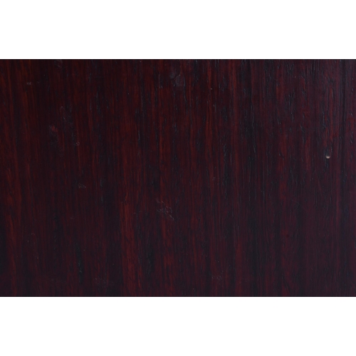 125 - A CHINESE QING DYNASTY CARVED WOOD TRAVELLING BOX possibly Huanghuali, with single drawer. 21 cm x 1... 