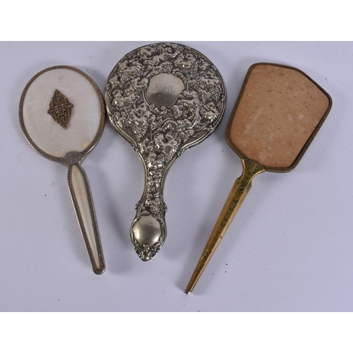 14 - A LARGE COLLECTION OF VANITY MIRRORS. (qty)