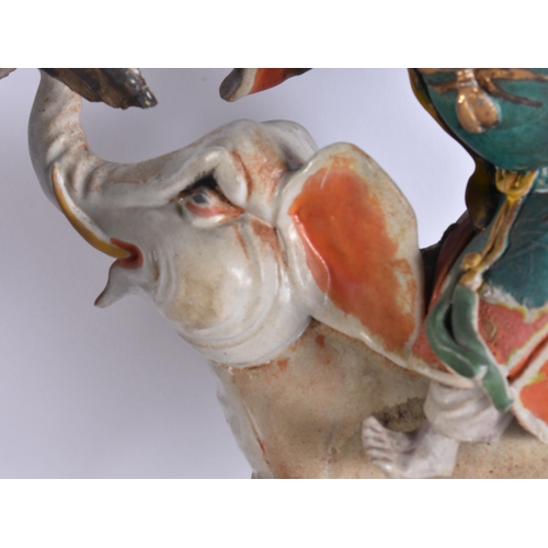 180B - A RARE SET OF CHINESE QING DYNASTY POTTERY FIGURES AND IMMORTALS in various forms and sizes. Largest... 