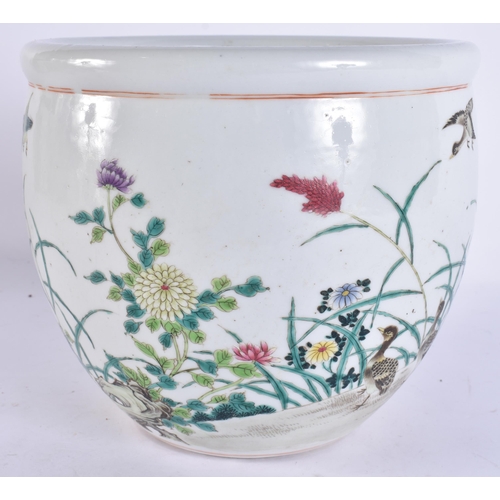 180G - AN EARLY 20TH CENTURY CHINESE FAMILLE ROSE JARDINIERE Late Qing/Republic, of small proportions, pain... 