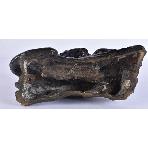 200B - Attributed to Auguste Rodin (1840-1917) Bronze, Lioness, Possibly a studio model. 22 cm x 12 cm x 10... 