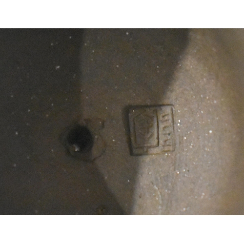 200F - TWO CHINESE YIXING POTTERY TEAPOTS AND COVERS together with a Peking glass bangle. (3)