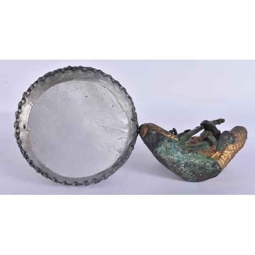 205 - TWO BOXES OF CHINESE COLLECTABLES. (qty)