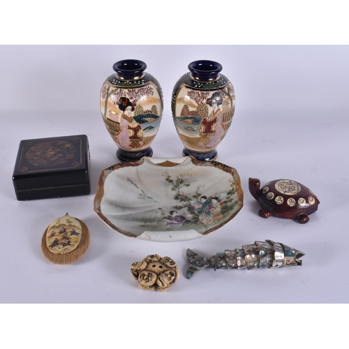 208 - ASSORTED CHINESE AND JAPANESE COLLECTABLES. (qty)
