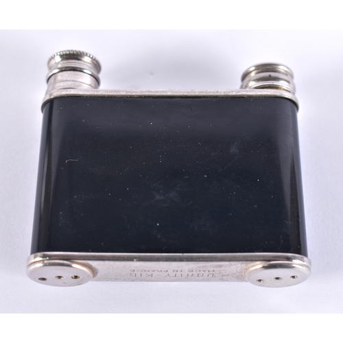 20E - AN UNUSUAL FRENCH VANITY KID NOVELTY CAMERA COMPACT. 6.5 cm wide.