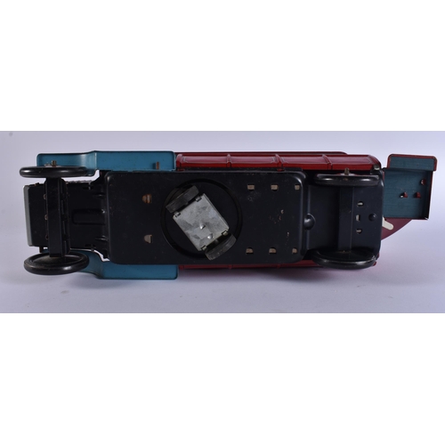 25 - A JAPANESE TINPLATE TOY BUS. 32 cm x 18 cm.