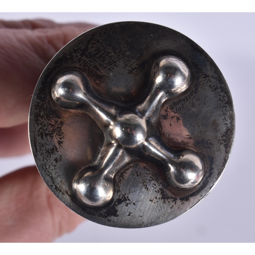 268 - A LARGE ANTIQUE SCOTTISH INVERNESS SILVERSGIAN DUBH.. 43 cm long.   WE ARE UNABLE TO OFFER IN HOUSE ... 