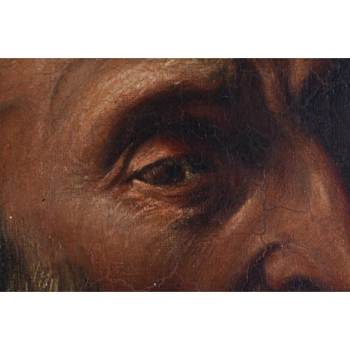 3 - European School (19th Century) Oil on board, Bearded male. 52 cm x 42 cm.