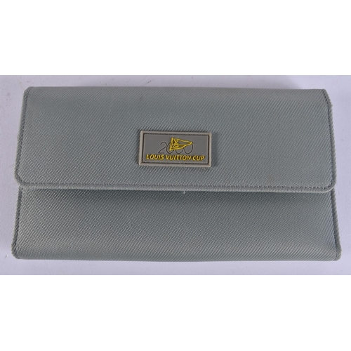 368 - A LOUIS VUITTON PURSE. 10 cm x 18.5 cm.
