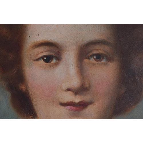 37 - TWO OIL PAINTINGS. Largest 72 cm x 56 cm. (2)