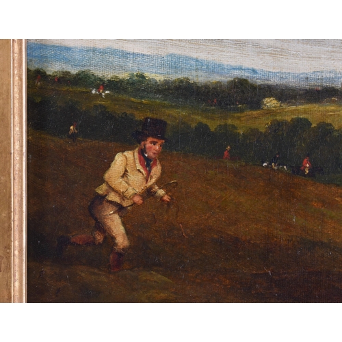 4 - English School (19th Century) Pair, Oil on canvas, Equestrian interest, First & Last leap. 84 cm x 5... 