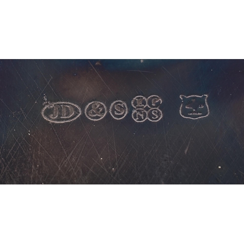 444 - A SILVER PLATED BEE HONEY POT. 14 cm wide.