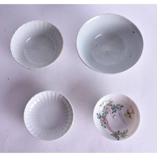 532 - ASSORTED CHINESE PORCELAIN including a jardiniere. Largest 16 cm wide. (5)