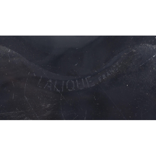 639 - A LARGE FRENCH LALIQUE GLASS BOWL. 27 cm wide.