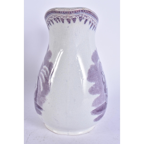 678 - AN ANTIQUE SCOTTISH POTTERY JUG. 18 cm high.