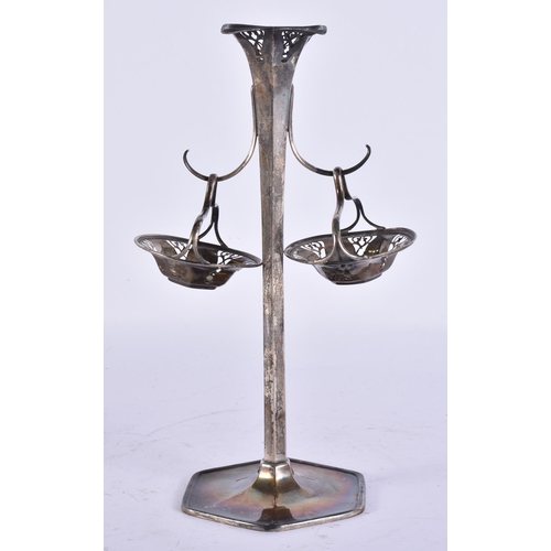 789 - A SILVER EPERGNE. 136 grams.  22.5 cm high.
