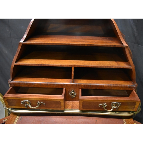 937 - A FINE 19TH CENTURY FRENCH KINGWOOD AND ORMOLU CABINET by Maison Krieger, with beautiful sunburst ve... 