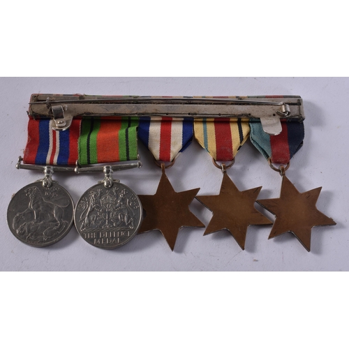 1010 - WW2 Mounted Medal Group Inc. Africa, France & Germany Stars Etc. (qty)