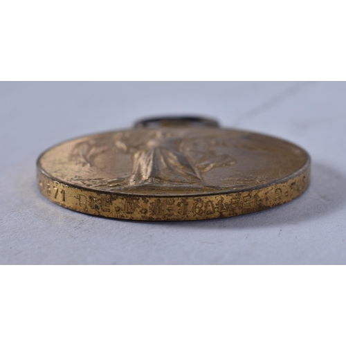 1019 - WW1 1914-15 Star Trio Named- Ps-8371 Pte D. Metcalfe R. Fus. (2)