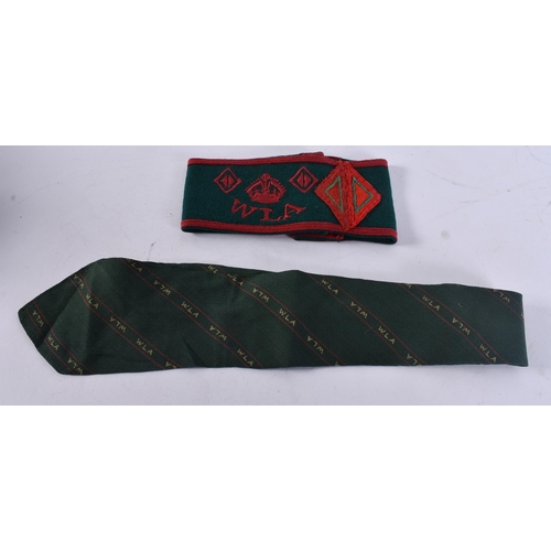 1024 - WW2 Women's Land Army Tie And Armband. (2)