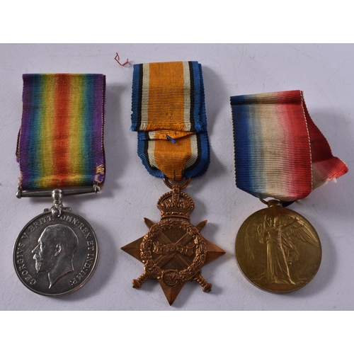 1031 - WW1 1914-15 Star Trio TZ2973 C.DODDS A.B.R.N.V.R. (3)