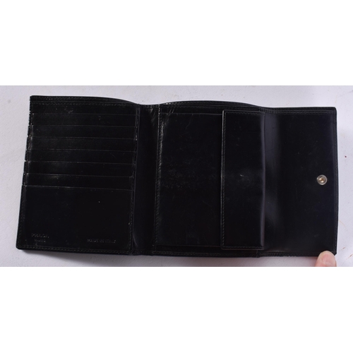 1054 - Pair of Prada Purses/Wallets in Black Leather. (2)