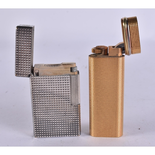 1082 - CARTIER, DUNHILL AND ST DUPONT LIGHTERS. (5)
