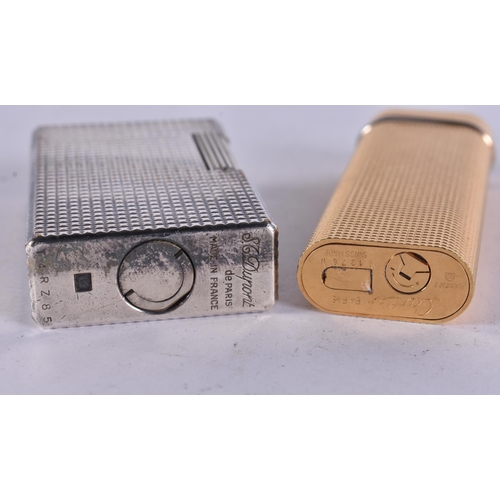 1082 - CARTIER, DUNHILL AND ST DUPONT LIGHTERS. (5)