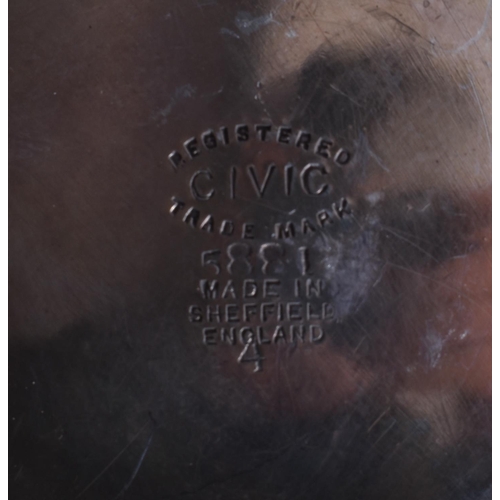 1151 - A BOX OF SILVER PLATED WARES. (qty)