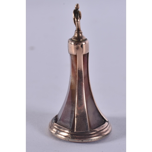 1233 - AN ANTIQUE AGATE SEAL. 13.3 grams. 4.5 cm x 2.5 cm.