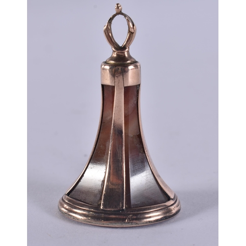 1233 - AN ANTIQUE AGATE SEAL. 13.3 grams. 4.5 cm x 2.5 cm.