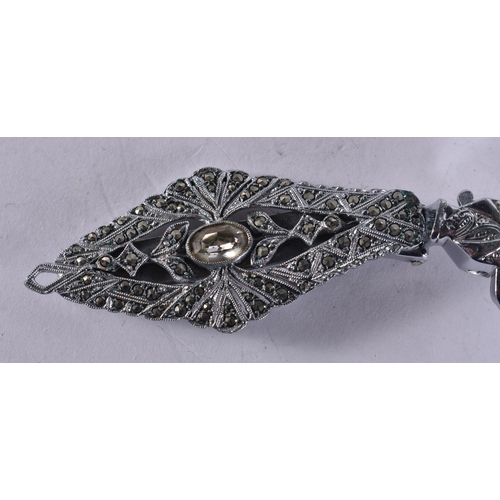 1264 - A PAIR OF ART DECO LORGNETTES. 8 cm x 6 cm.