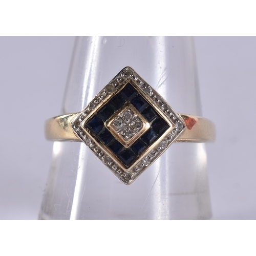 1267 - A 9CT GOLD RING. 2.5 grams. P.